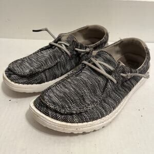 Hey Dude Wendy Sox - Dark Grey - Size 6 women’s 40078-029